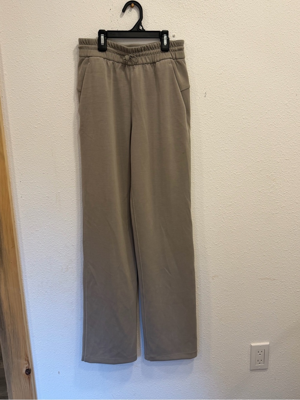 lululemon athletica Taupe Straight-Leg Track Pants